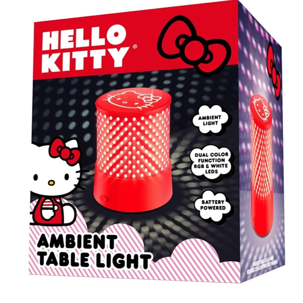 Hello Kitty Ambient Table Light (Red)